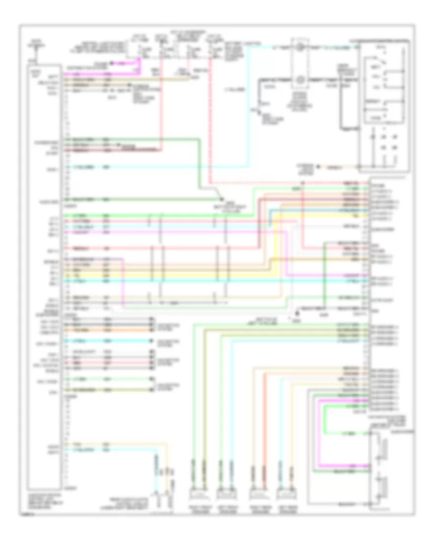 Radio Wiring Diagram with Navigation for Lincoln Town Car Executive 2006