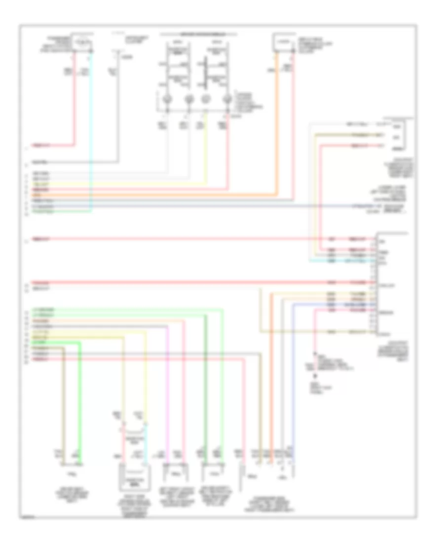 Supplemental Restraints Wiring Diagram 2 of 2 for Lincoln Town Car Executive 2006