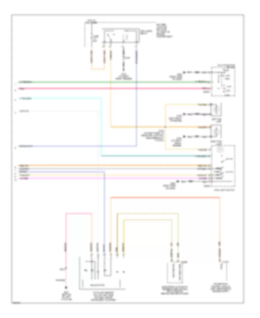Headlights Wiring Diagram 2 of 2 for Lincoln Town Car Executive 2007