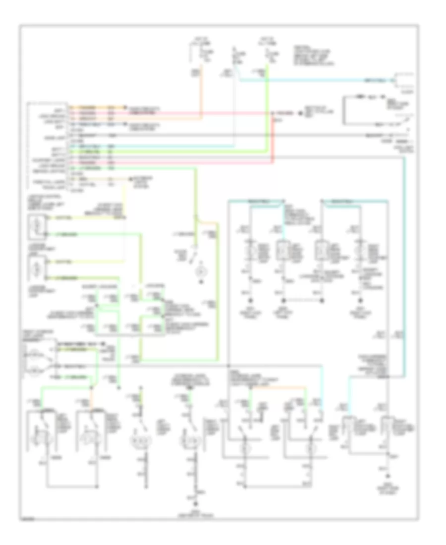 Courtesy Lamps Wiring Diagram for Lincoln Town Car Executive 2007