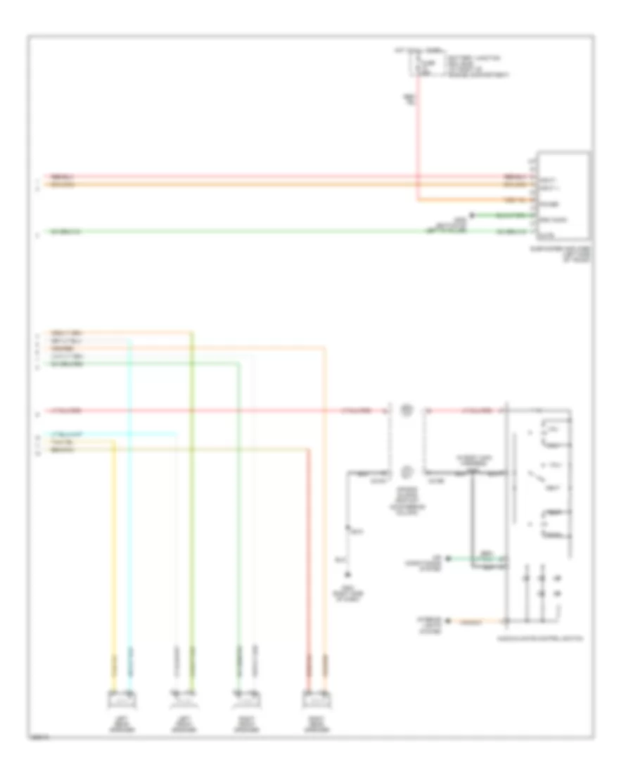 Radio Wiring Diagram without Navigation 2 of 2 for Lincoln Town Car Executive 2007
