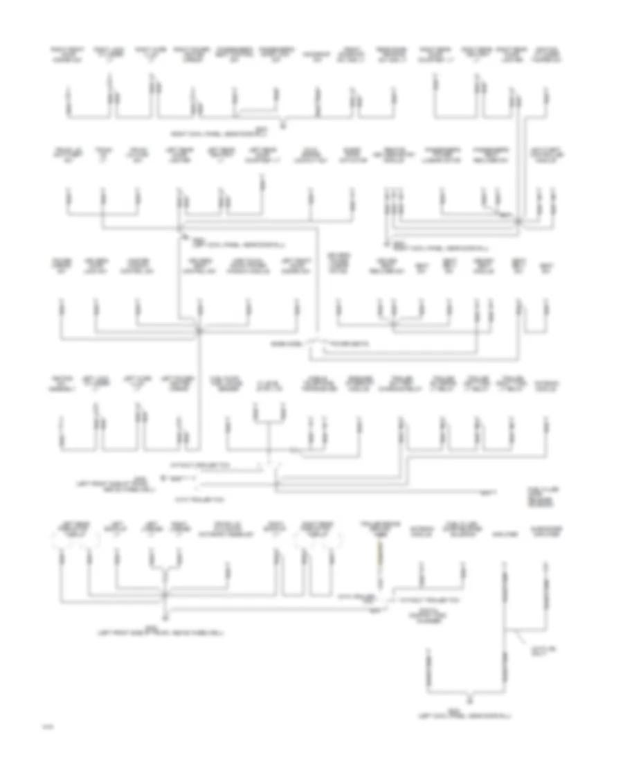 Ground Distribution Wiring Diagram 2 of 2 for Lincoln Town Car Executive 1994