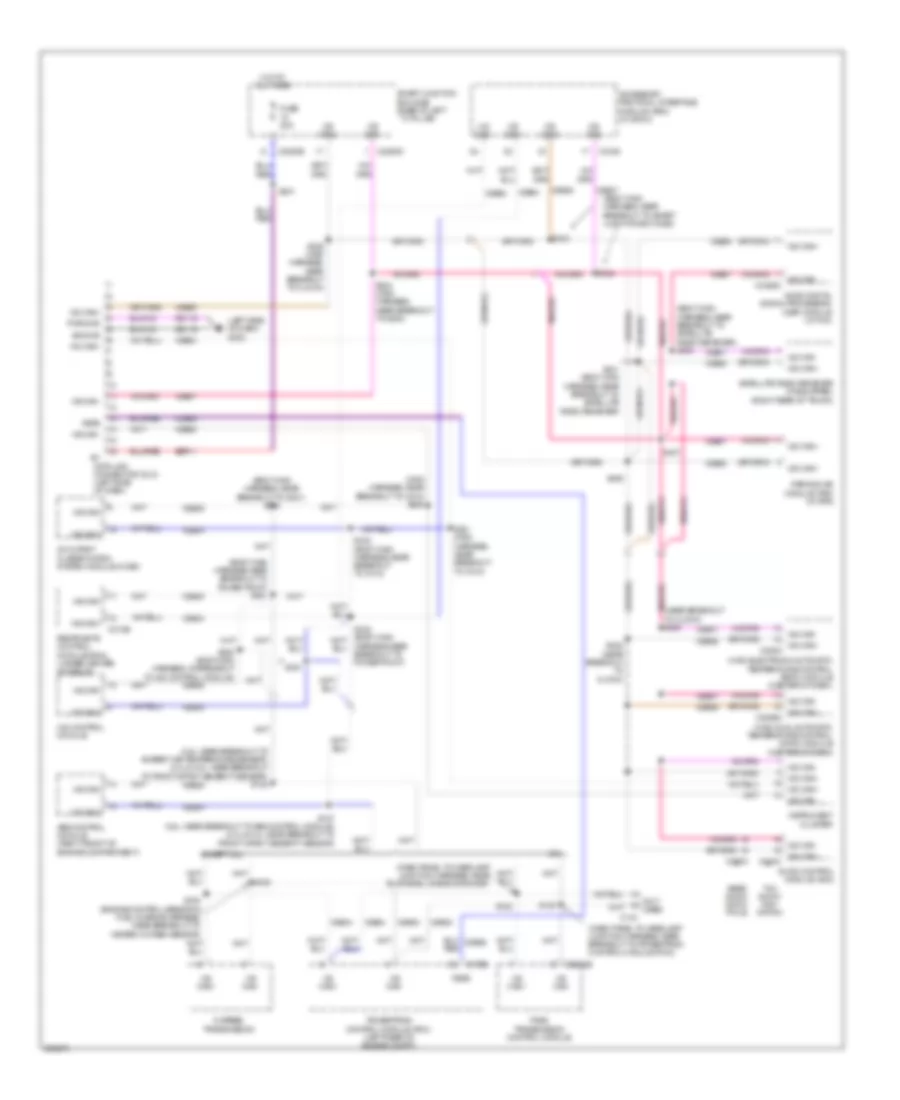 Computer Data Lines Wiring Diagram without Memory for Mercury Milan Premier 2009