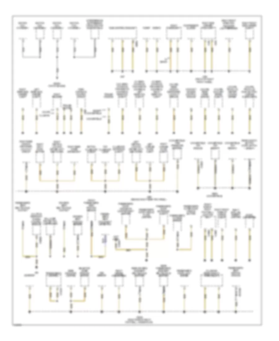 Ground Distribution Wiring Diagram 1 of 2 for MINI Cooper 2009