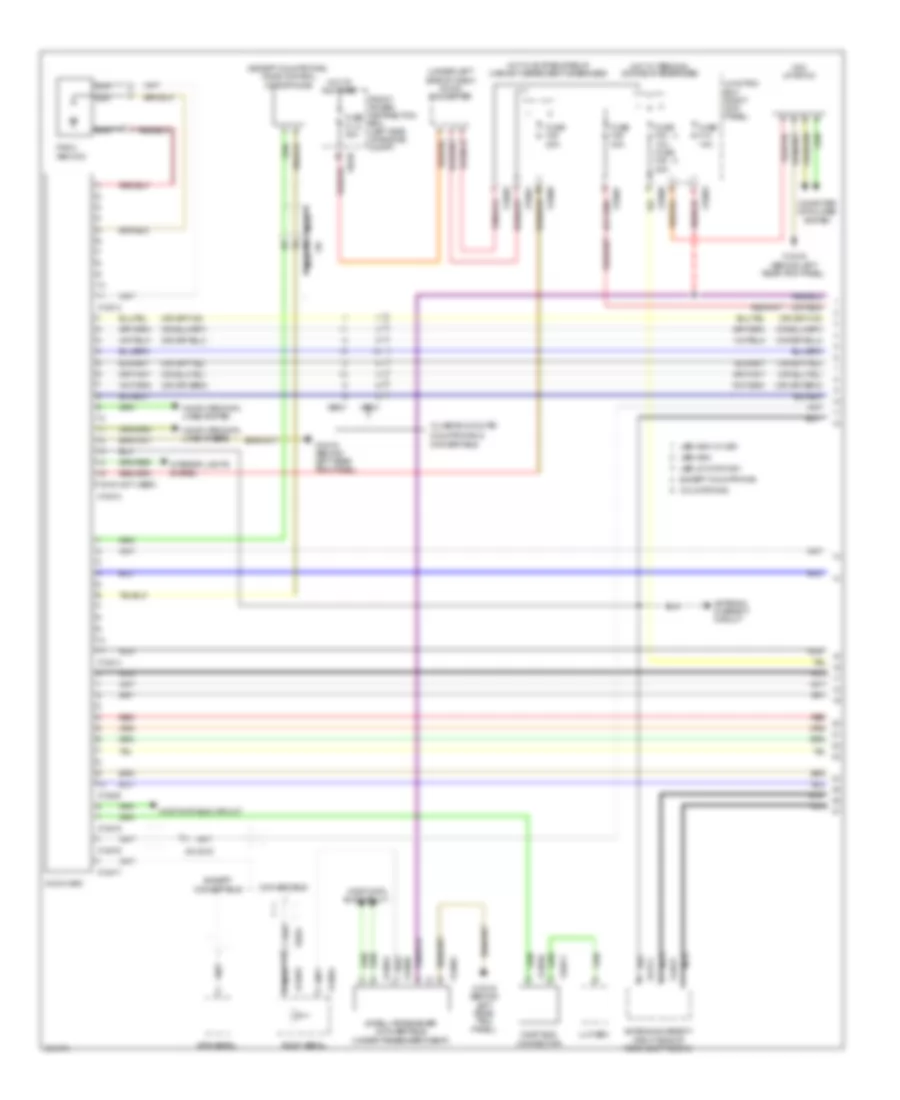 Navigation Wiring Diagram with Amplifier 1 of 2 for MINI Cooper 2011