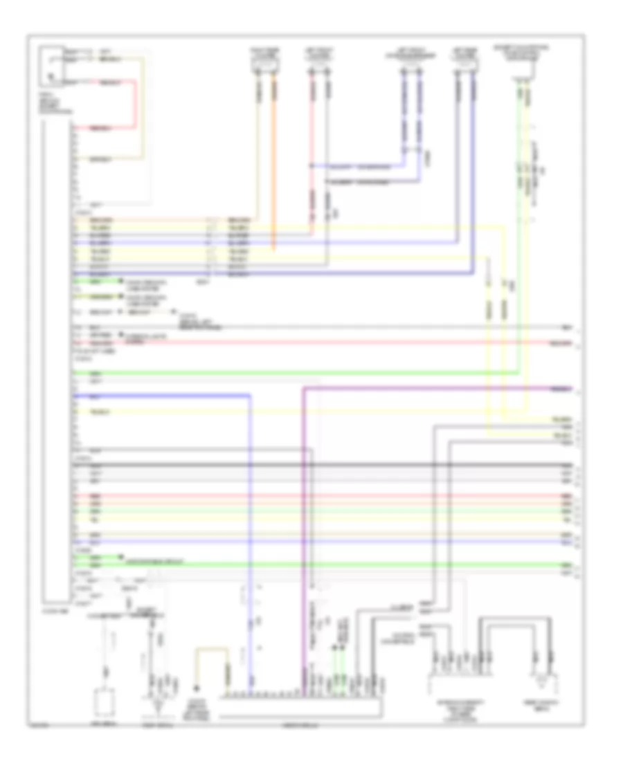 Radio Wiring Diagram with CCC  M ASK without Amplifier 1 of 2 for MINI Cooper 2011