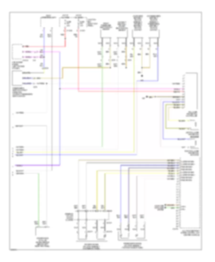 Supplemental Restraints Wiring Diagram 2 of 2 for MINI Cooper 2011