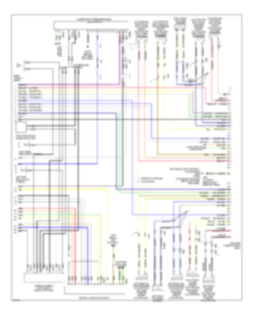 Radio Wiring Diagram with CCC  M ASK with Amplifier 2 of 2 for MINI Cooper 2012