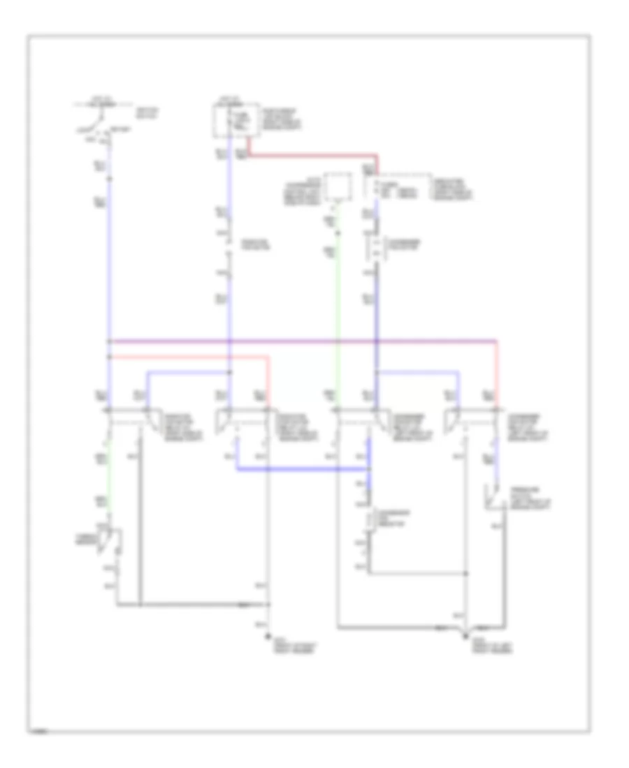 Cooling Fan Wiring Diagram M T for Mitsubishi Galant 1990
