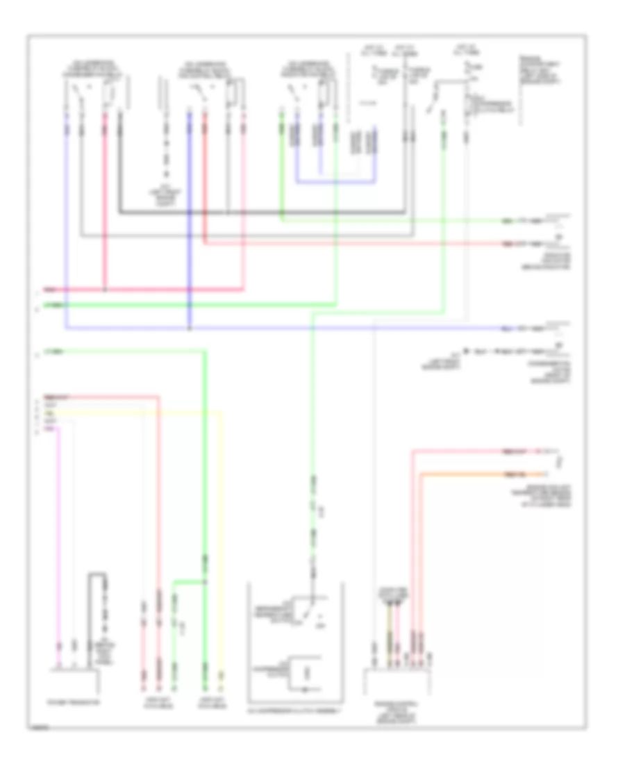 2 4L Manual A C Wiring Diagram 2 of 2 for Mitsubishi Lancer ES Sportback 2014