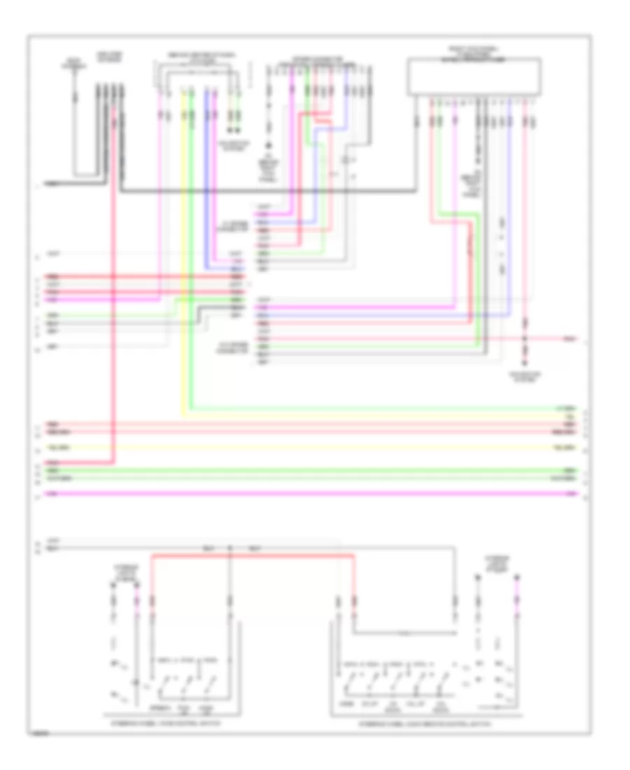Radio Wiring Diagram Except Evolution with Multi Communication System 2 of 3 for Mitsubishi Lancer ES Sportback 2014