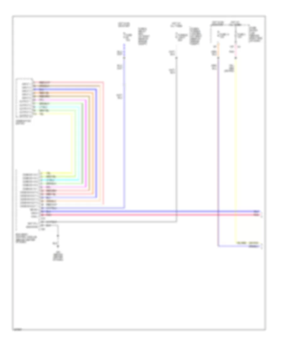 Headlamps Wiring Diagram with DRL 1 of 2 for Nissan Titan LE 2009