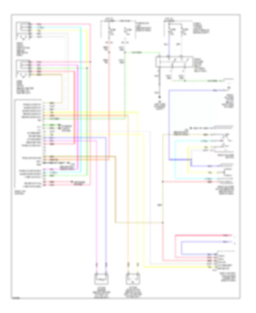 Manual AC Wiring Diagram (1 of 2) for Nissan Pathfinder SE Off Road 2007