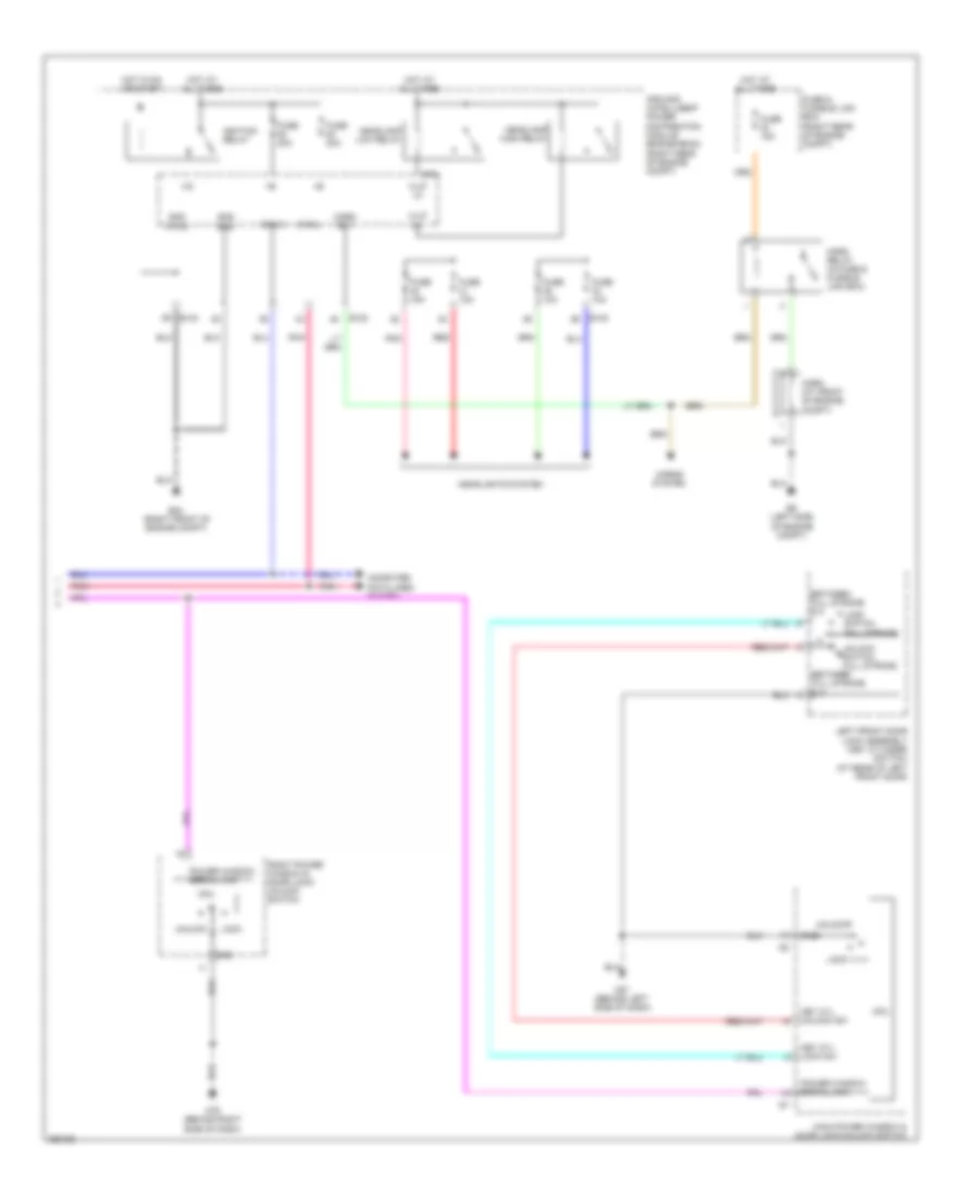 Forced Entry Wiring Diagram 2 of 2 for Nissan Pathfinder SE Off Road 2007