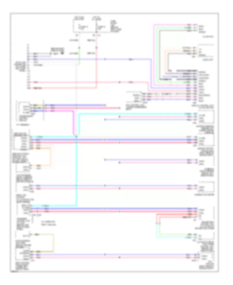 Computer Data Lines Wiring Diagram for Nissan Pathfinder SE Off Road 2007