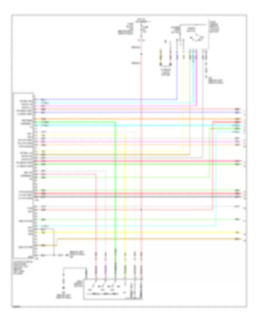 Memory Systems Wiring Diagram 1 of 3 for Nissan Pathfinder SE Off Road 2007
