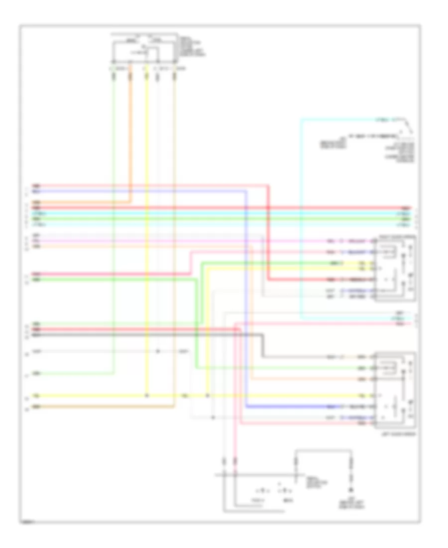 Memory Systems Wiring Diagram (2 of 3) for Nissan Pathfinder SE Off Road 2007