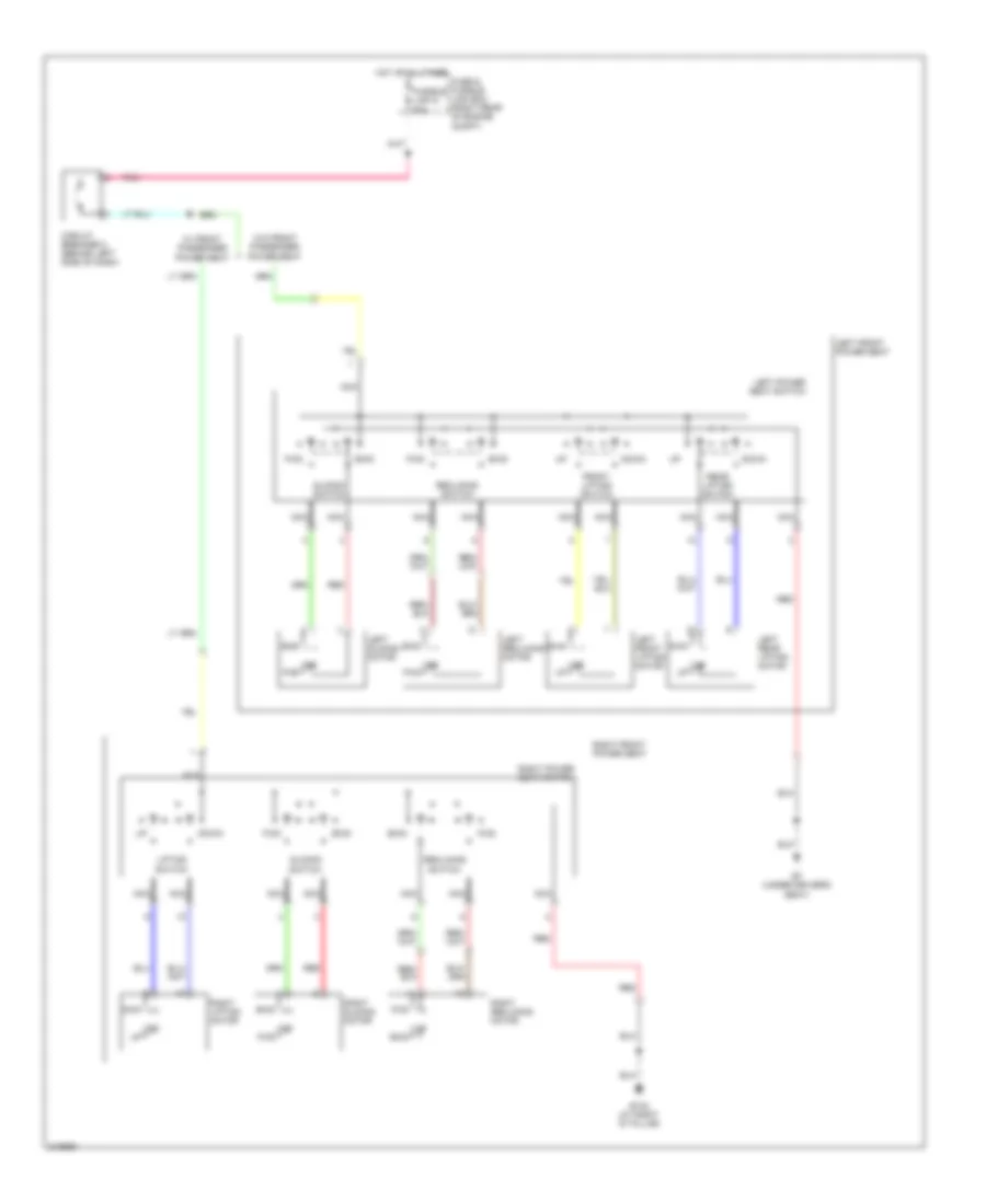 Power Seat Wiring Diagram for Nissan Pathfinder SE Off Road 2007