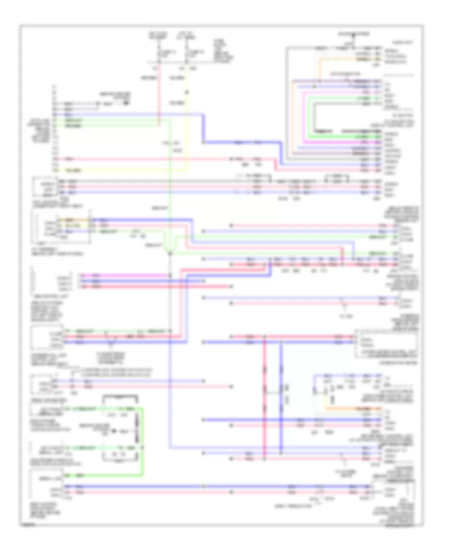 Computer Data Lines Wiring Diagram for Nissan Titan SV 2011