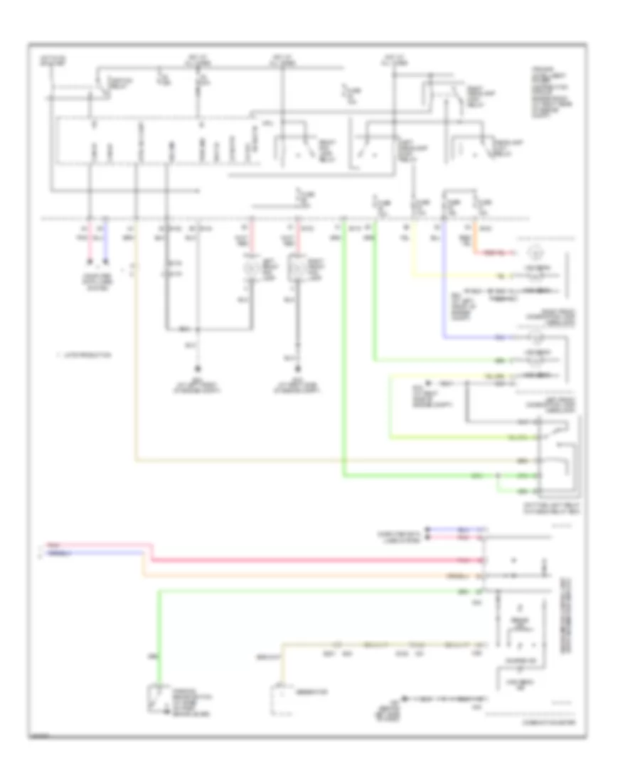Headlamps Wiring Diagram with DRL 2 of 2 for Nissan Titan SV 2011