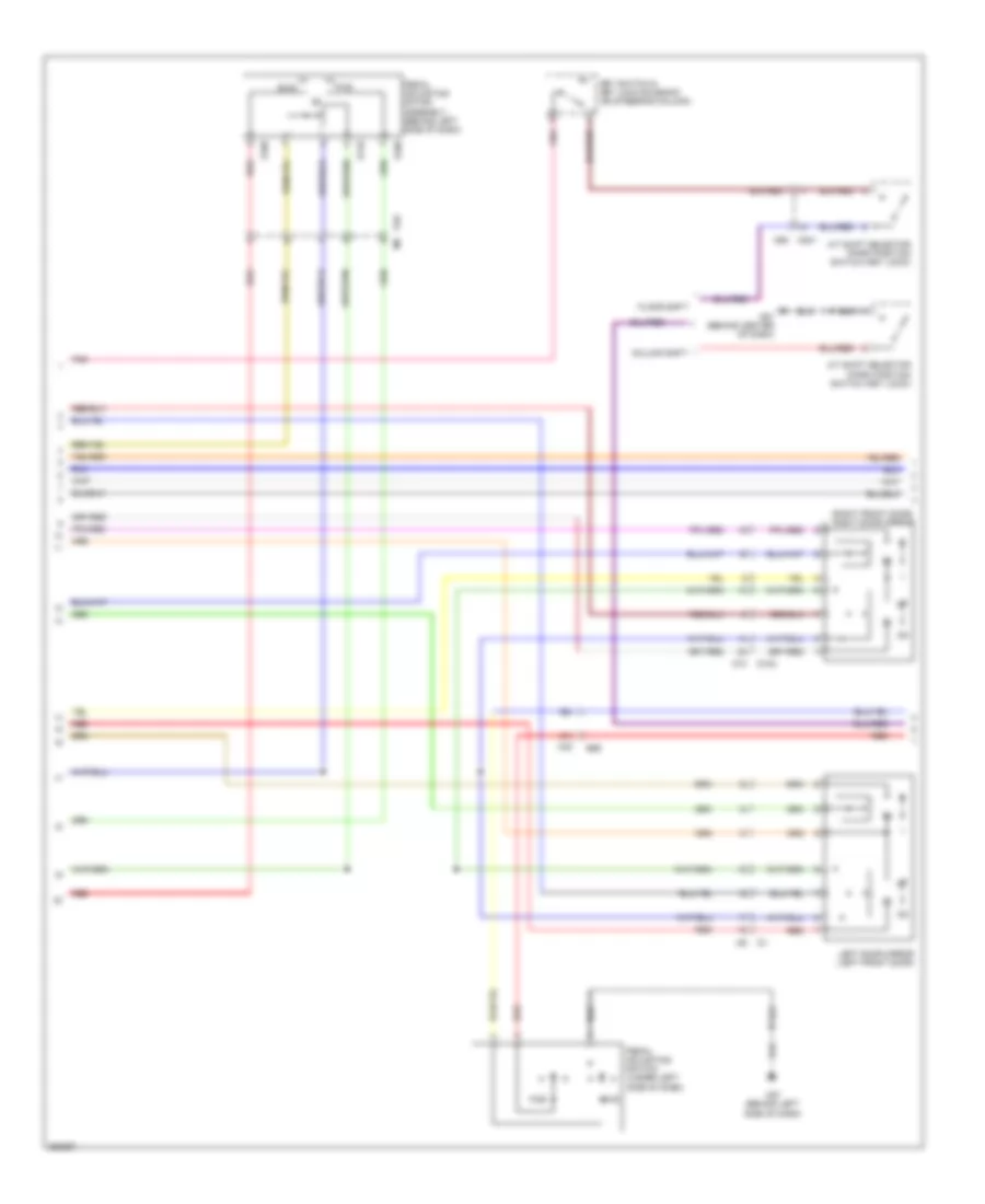 Memory Systems Wiring Diagram 2 of 3 for Nissan Titan SV 2011