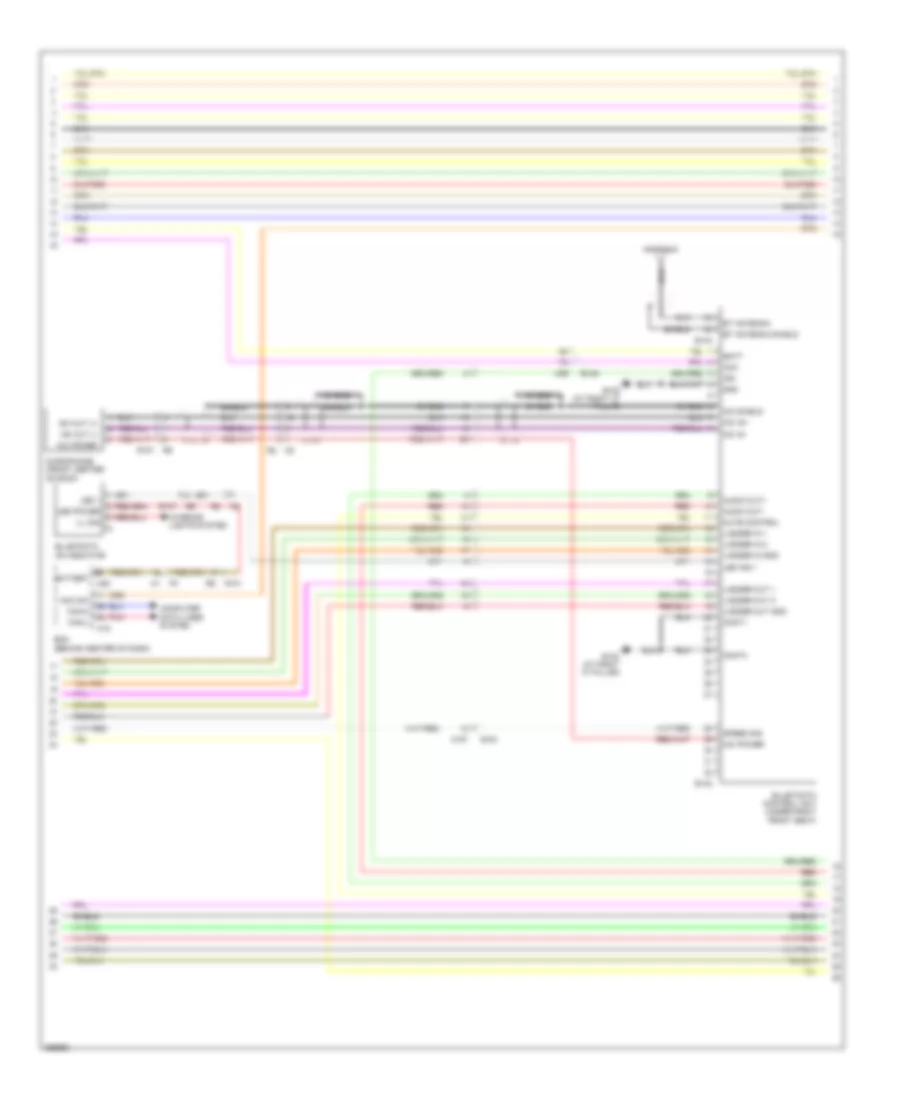 Navigation Wiring Diagram 2 of 5 for Nissan Titan SV 2011