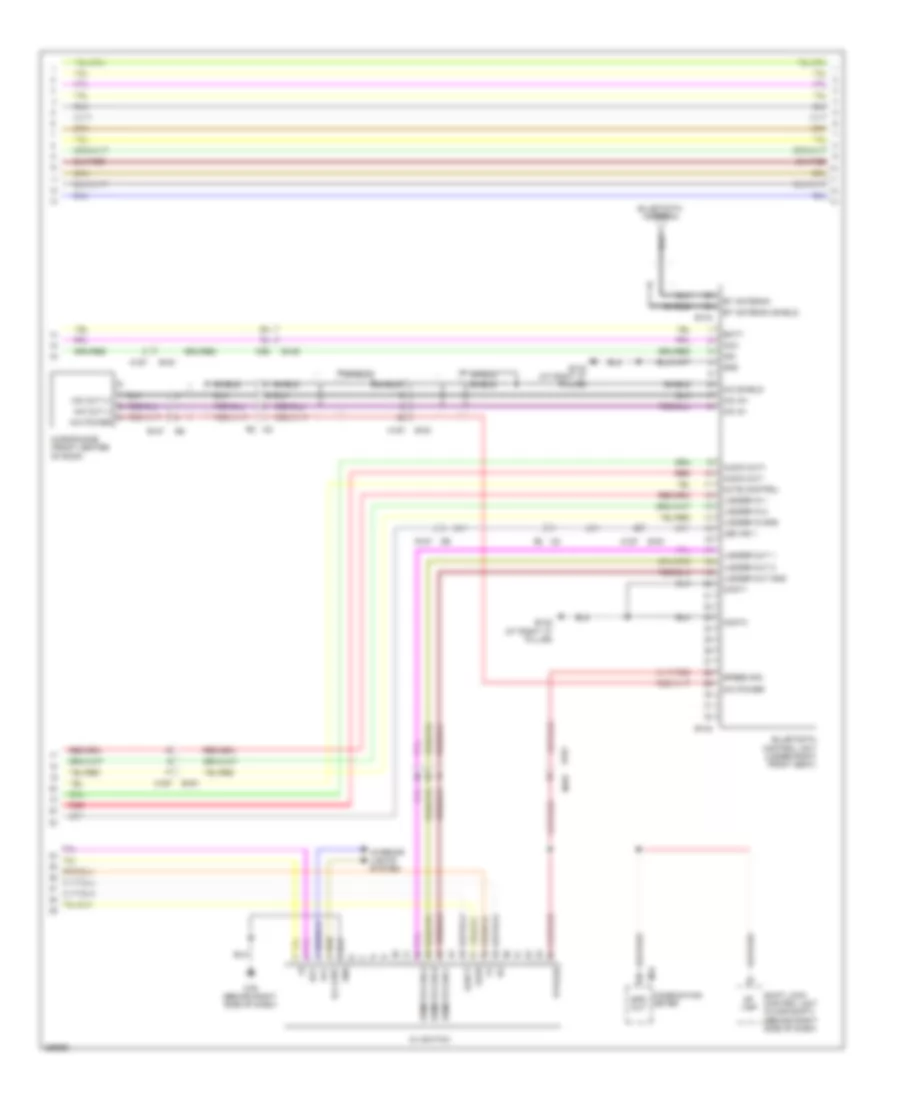 Premium Radio Wiring Diagram without Navigation 2 of 3 for Nissan Titan SV 2011