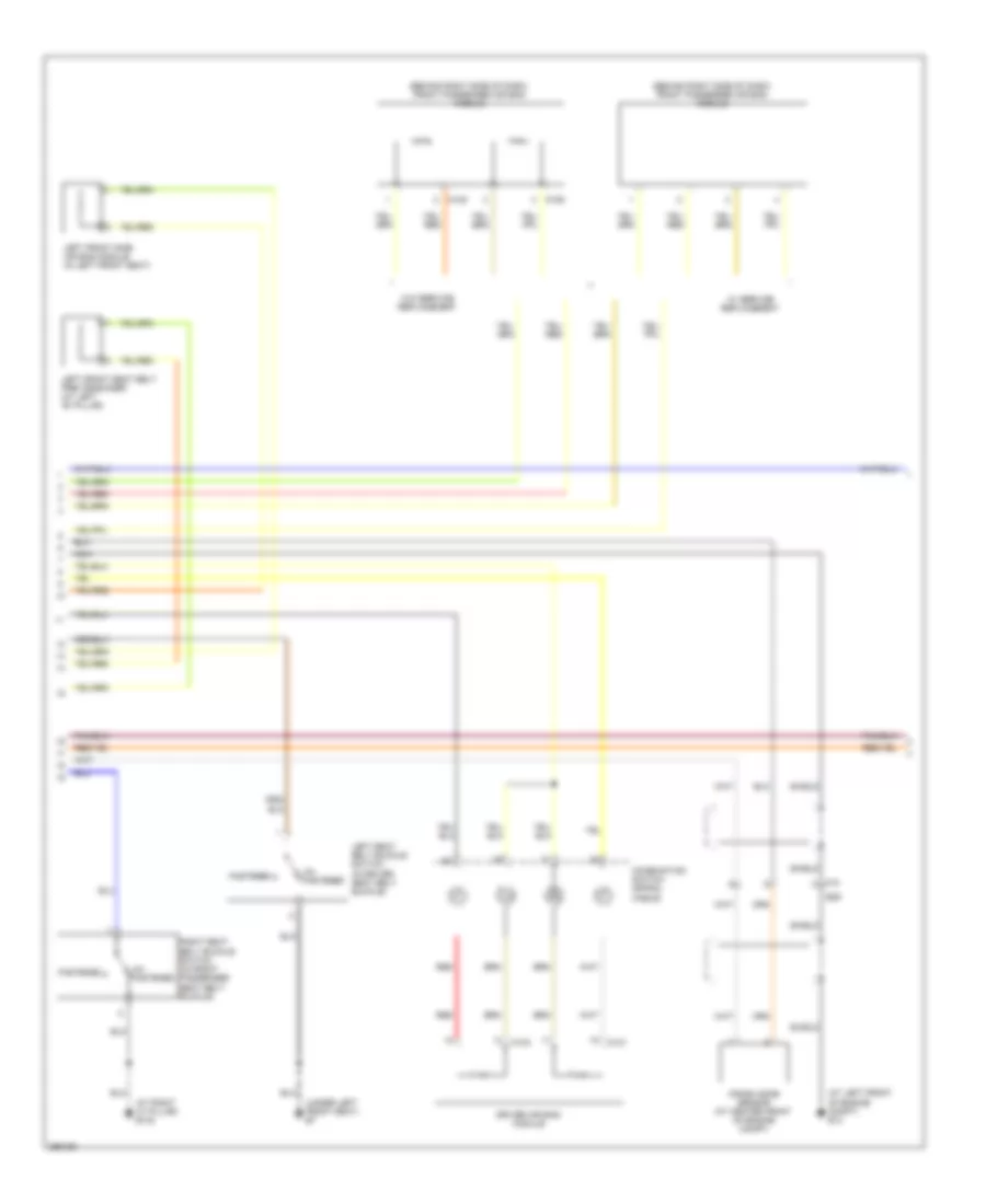 Supplemental Restraints Wiring Diagram 2 of 3 for Nissan Titan SV 2011