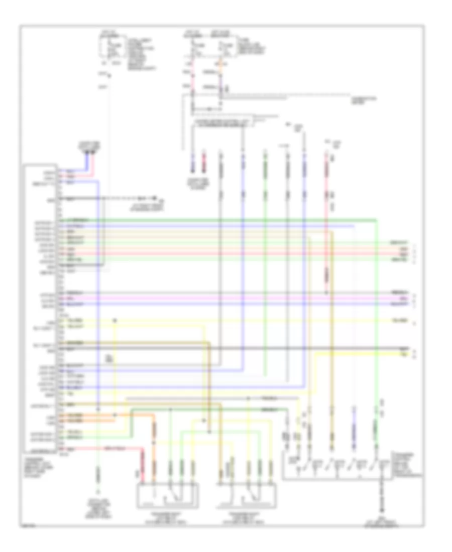 4WD Wiring Diagram 1 of 2 for Nissan Titan SV 2011