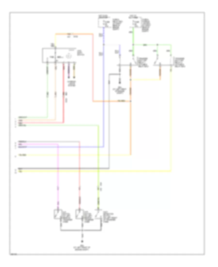 4WD Wiring Diagram 2 of 2 for Nissan Titan SV 2011