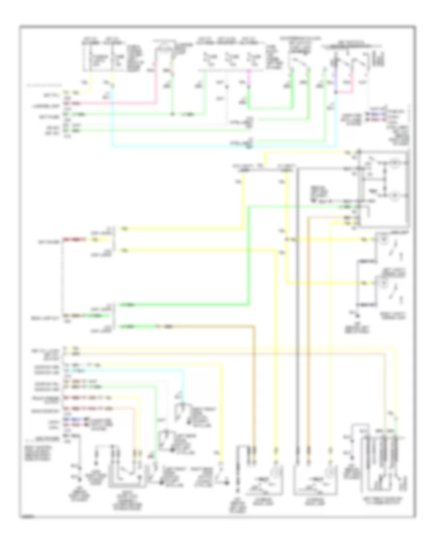 Courtesy Lamps Wiring Diagram for Nissan Versa SL 2009