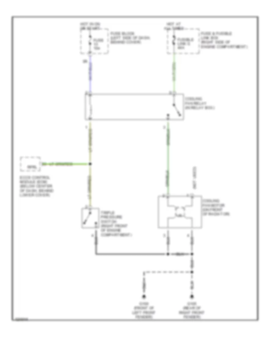 3 3L Cooling Fan Wiring Diagram for Nissan Frontier XE 2001