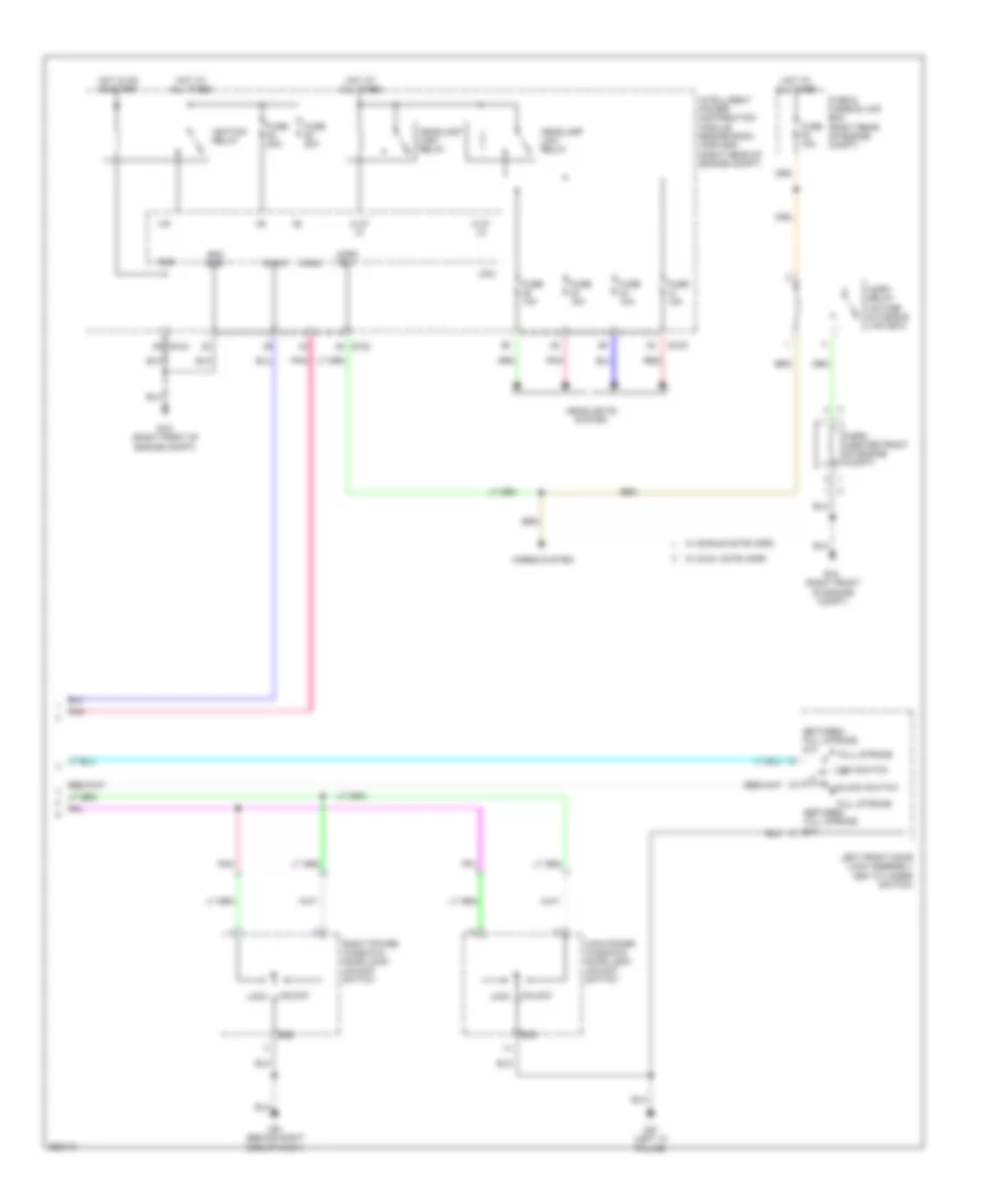 Forced Entry Wiring Diagram 2 of 2 for Nissan Xterra X 2007