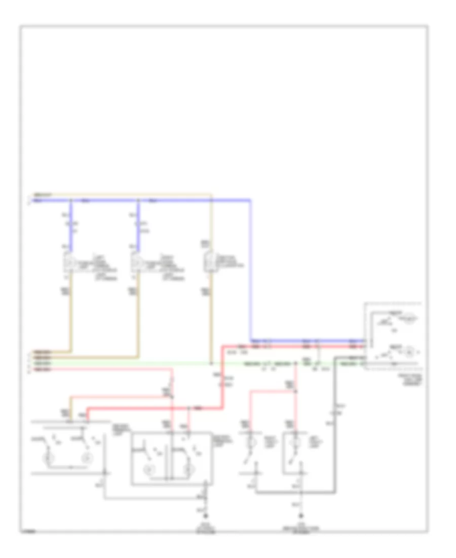 Courtesy Lamps Wiring Diagram 2 of 2 for Nissan Armada SV 2012