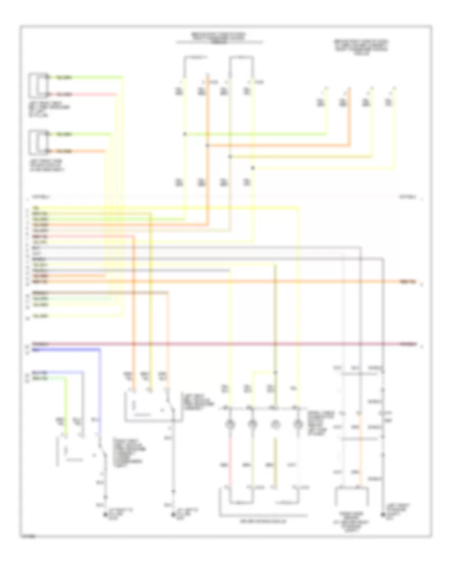 Supplemental Restraints Wiring Diagram 2 of 3 for Nissan Armada SV 2012