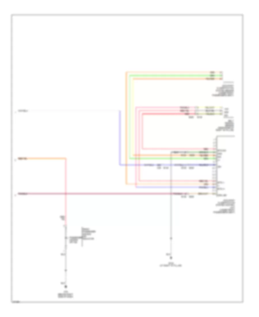 Supplemental Restraints Wiring Diagram 3 of 3 for Nissan Armada SV 2012
