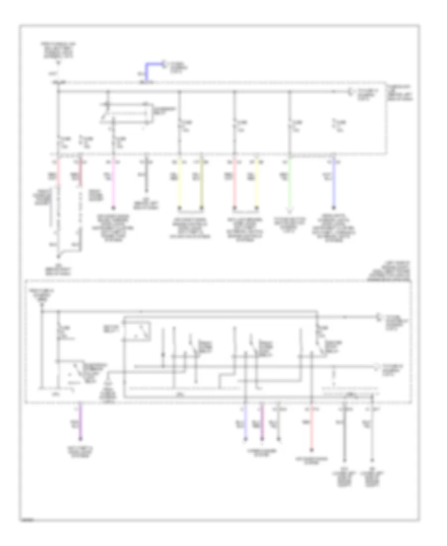 Power Distribution Wiring Diagram Hybrid 2 of 3 for Nissan Altima S 2008