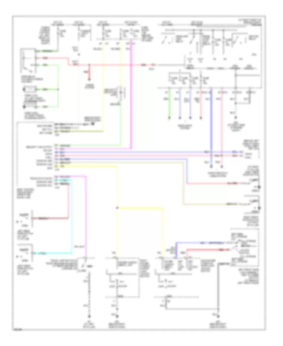 Forced Entry Wiring Diagram for Nissan Maxima SL 2008