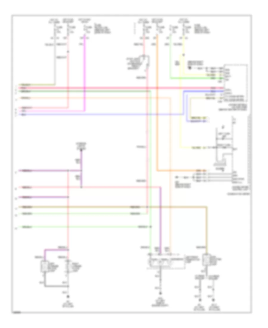Exterior Lamps Wiring Diagram 2 of 2 for Nissan Maxima SL 2008
