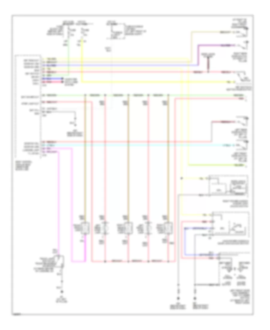 Courtesy Lamps Wiring Diagram 1 of 2 for Nissan Maxima SL 2008