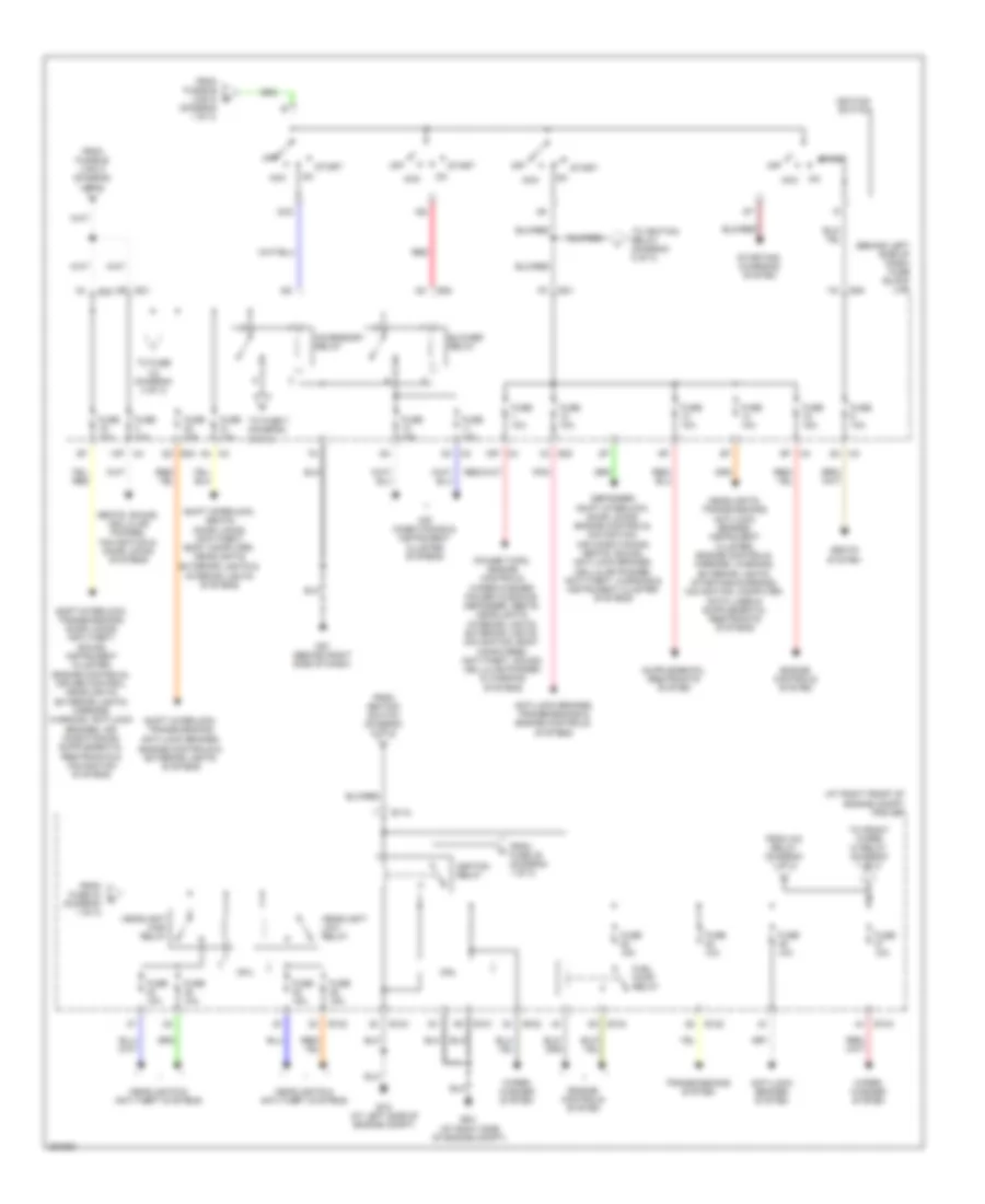 Power Distribution Wiring Diagram 2 of 3 for Nissan Maxima SL 2008