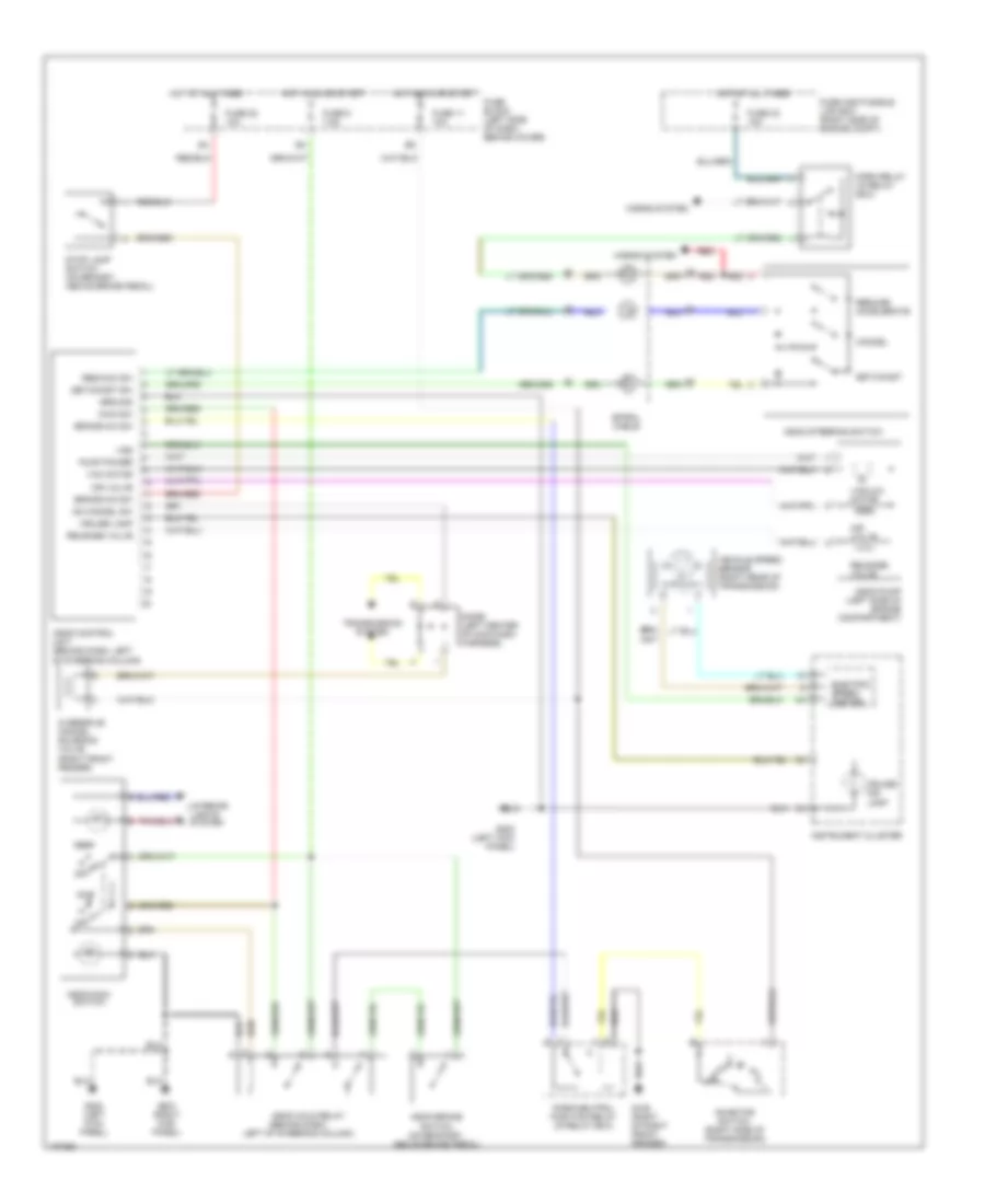 Cruise Control Wiring Diagram A T for Nissan Frontier XE 1998
