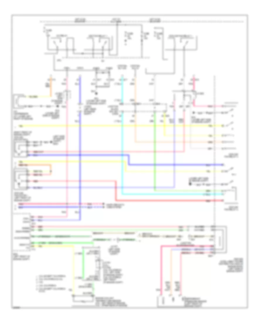 Automatic A C Wiring Diagram Except Hybrid 2 of 2 for Nissan Altima Hybrid 2009
