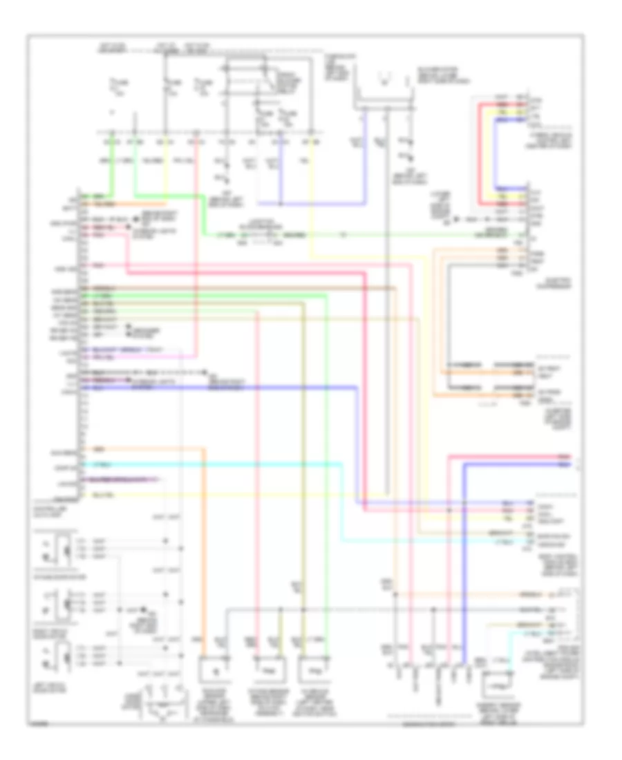 Automatic A C Wiring Diagram Hybrid 1 of 2 for Nissan Altima Hybrid 2009