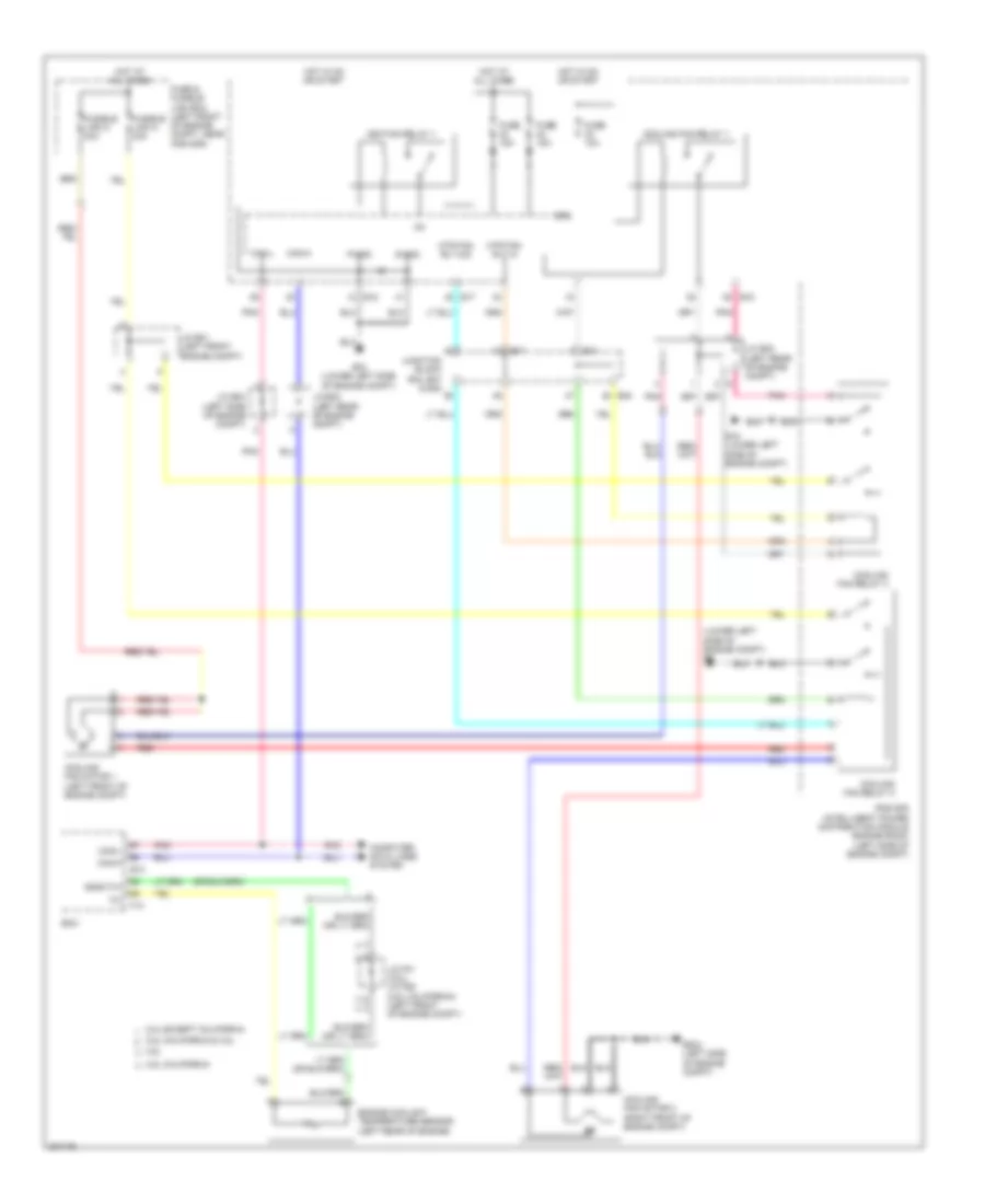Cooling Fan Wiring Diagram Except Hybrid for Nissan Altima Hybrid 2009