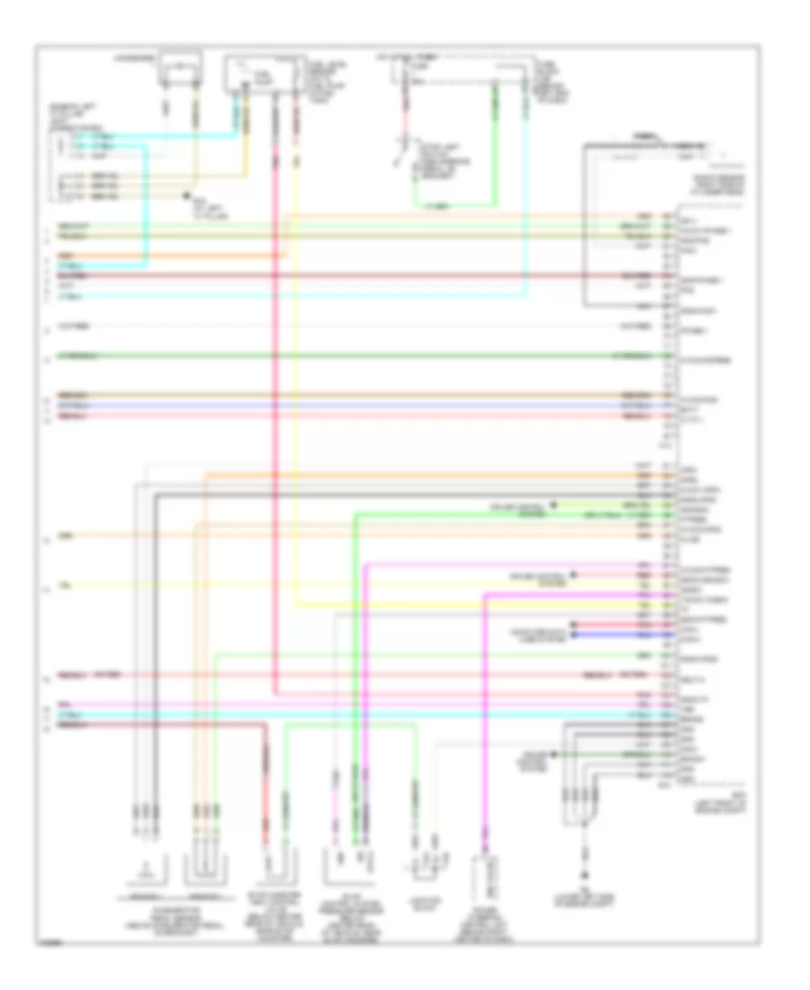 2 5L Engine Performance Wiring Diagram Except California Except Hybrid 4 of 4 for Nissan Altima Hybrid 2009