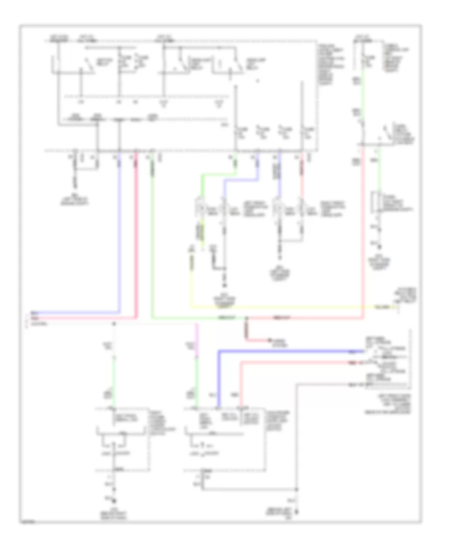 Forced Entry Wiring Diagram 2 of 2 for Nissan Armada SE 2009