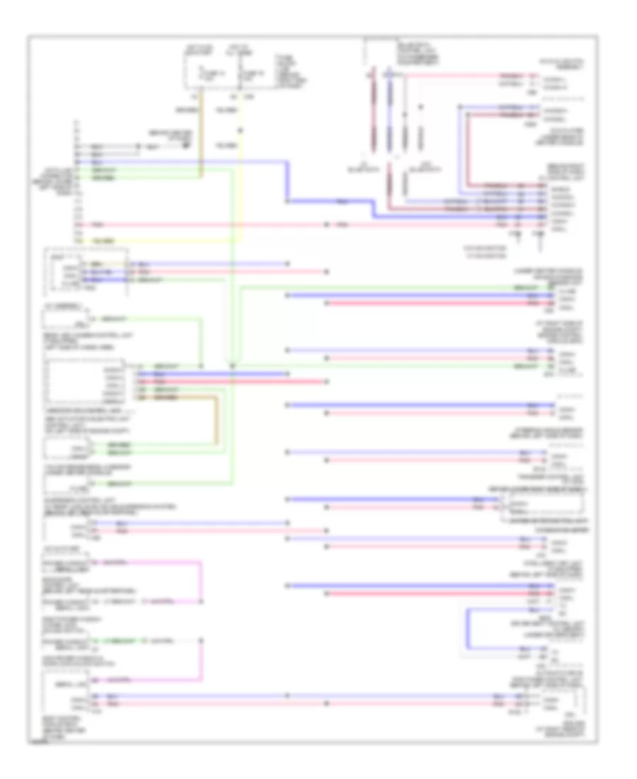 Computer Data Lines Wiring Diagram for Nissan Armada SE 2009
