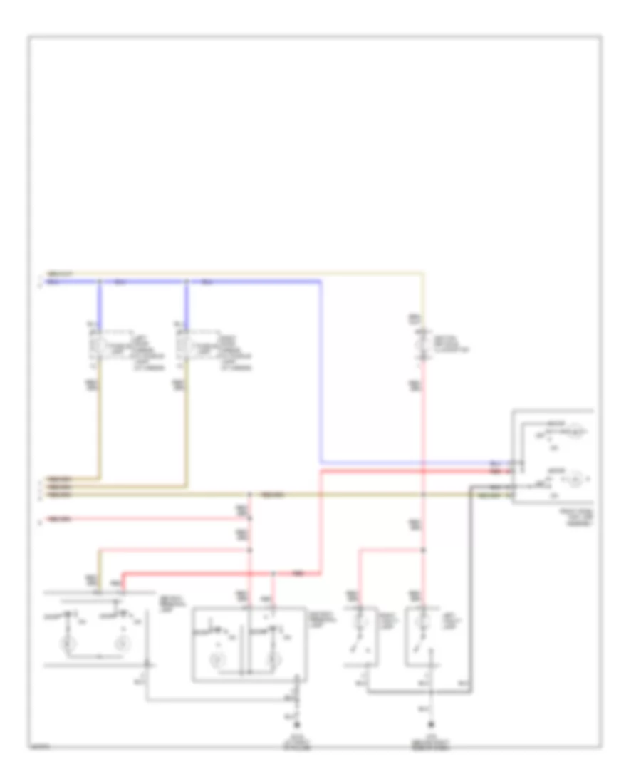 Courtesy Lamps Wiring Diagram 2 of 2 for Nissan Armada SE 2009