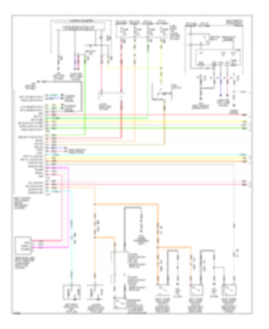 Forced Entry Wiring Diagram 1 of 2 for Nissan NVHD S 2012 2500